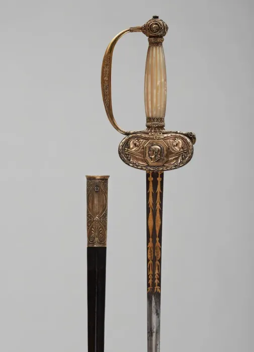 Framed Print : Court Sword and Scabbard, Paris, c. 1810. Creator: Martin-Guillaume Biennais Framed Print : Court Sword and Scabbard, Paris, c. 1810. Creator: Martin-Guillaume Biennais