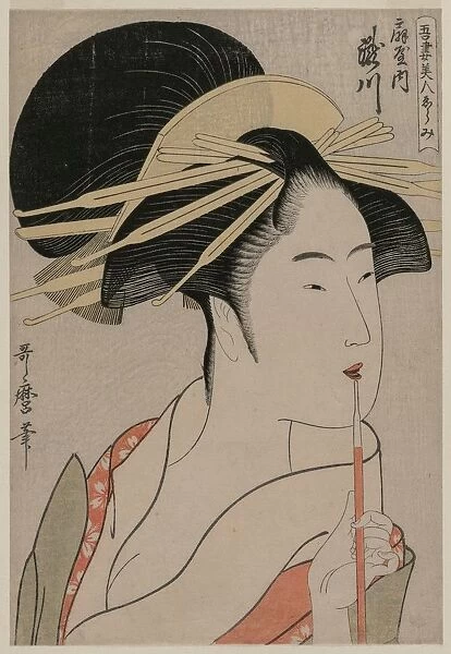 The Courtesan Takigawa of Ogiya (from the series A Selection of Beautiful Women