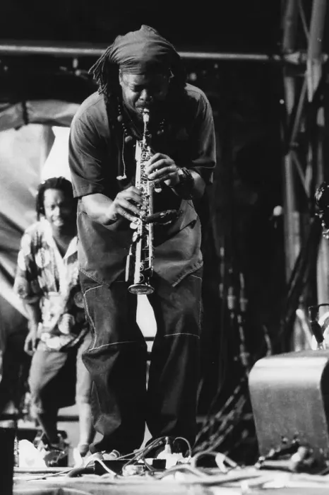 Framed Print : Courtney Pine, Bishopstock Festival, Devon, 2001. Creator: Brian Foskett Framed Print : Courtney Pine, Bishopstock Festival, Devon, 2001. Creator: Brian Foskett
