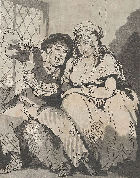 Courtship in Low Life, December 15, 1785. Creator: Samuel Alken