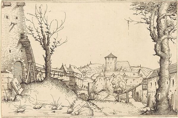 Courtyard of a Castle, 1546. Creator: Augustin Hirschvogel