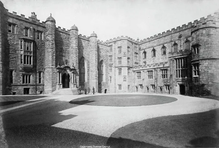 Framed Print : The courtyard, Durham Castle, England, 20th century Framed Print : The courtyard, Durham Castle, England, 20th century