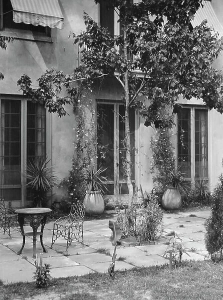 Courtyard, New Orleans or Charleston, South Carolina, between 1920 and 1926. Creator: Arnold Genthe