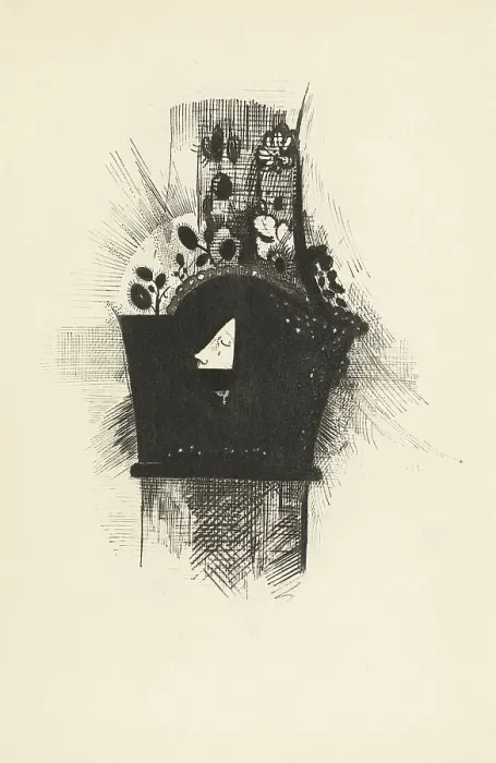 Framed Print : Couverture - Frontispiece, 1890. Creator: Odilon Redon Framed Print : Couverture - Frontispiece, 1890. Creator: Odilon Redon