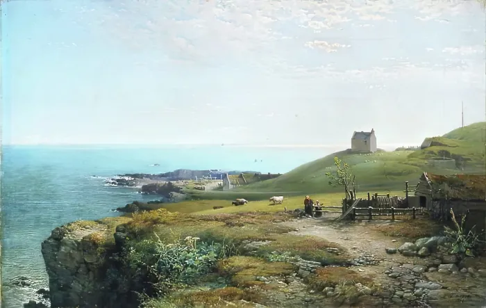 Framed Print : At Cove, 1861. Creator: James Cassie Framed Print : At Cove, 1861. Creator: James Cassie