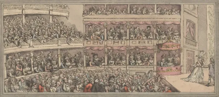 Framed Print : Covent Garden Theatre, 1792. 1792. Creator: Thomas Rowlandson Framed Print : Covent Garden Theatre, 1792. 1792. Creator: Thomas Rowlandson