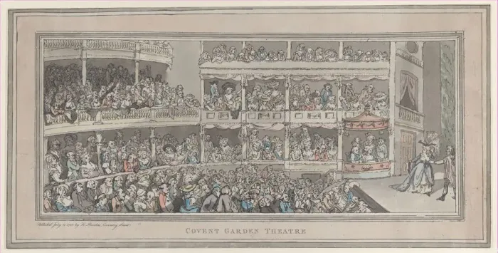 Framed Print : Covent Garden Theatre, July 20, 1786. July 20, 1786. Creator: Thomas Rowlandson Framed Print : Covent Garden Theatre, July 20, 1786. July 20, 1786. Creator: Thomas Rowlandson