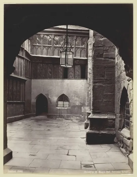 Framed Print : Coventry, St. Marys Hall, Entrance Gateway, 1860 / 94. Creator: Francis Bedford Framed Print : Coventry, St. Marys Hall, Entrance Gateway, 1860 / 94. Creator: Francis Bedford