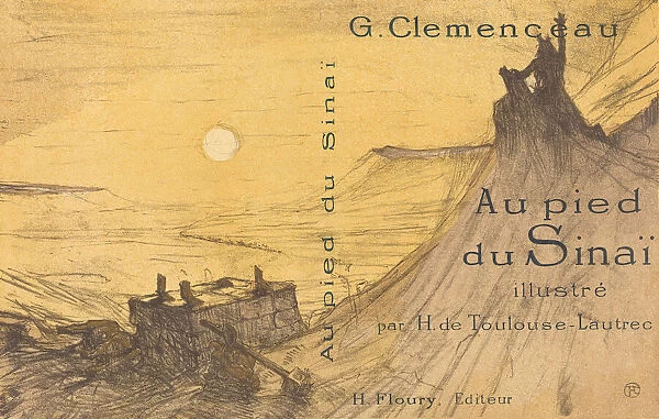 Cover for 'Au pied du Sinai', 1898. Creator: Henri de Toulouse-Lautrec
