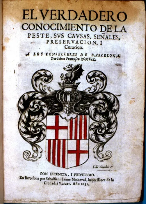 Framed Print : Cover of the book El verdadero conocimiento de la peste, sus causas, senales Framed Print : Cover of the book El verdadero conocimiento de la peste, sus causas, senales