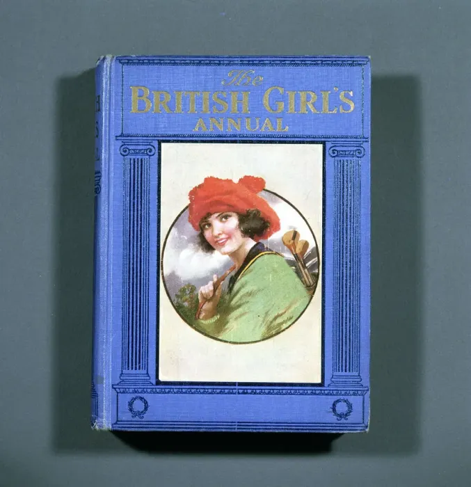 Framed Print : Cover of The British Girls Annual, 1923 Framed Print : Cover of The British Girls Annual, 1923