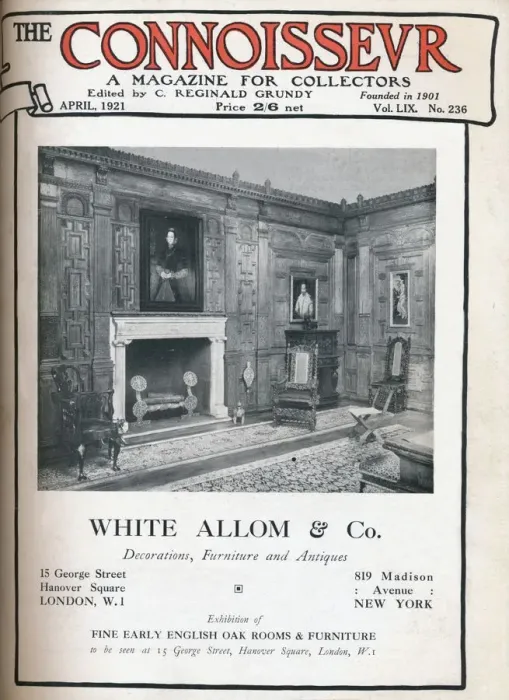 Framed Print : Cover of The Connoisseur, April 1921 Framed Print : Cover of The Connoisseur, April 1921