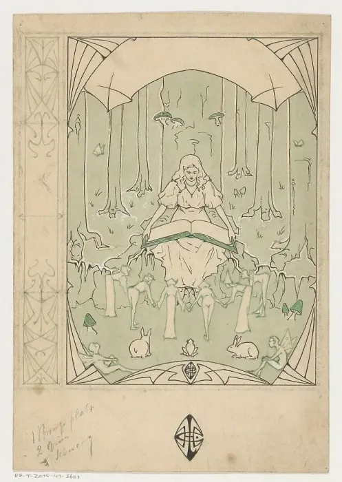 Framed Print : Cover design for a book on Sindbad the Sailor by Pieter Louwerse....1910 or earlier. Creator: Louwerse, H.C Framed Print : Cover design for a book on Sindbad the Sailor by Pieter Louwerse....1910 or earlier. Creator: Louwerse, H.C