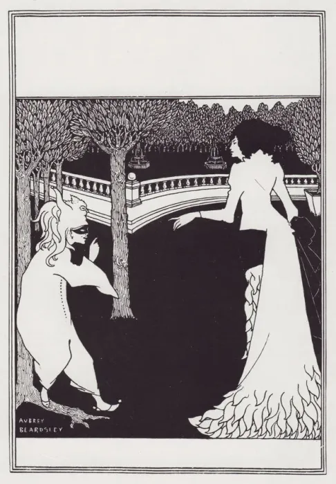 Framed Print : Cover Design for the Cambridge ABC, 1894. Creator: Aubrey Beardsley
