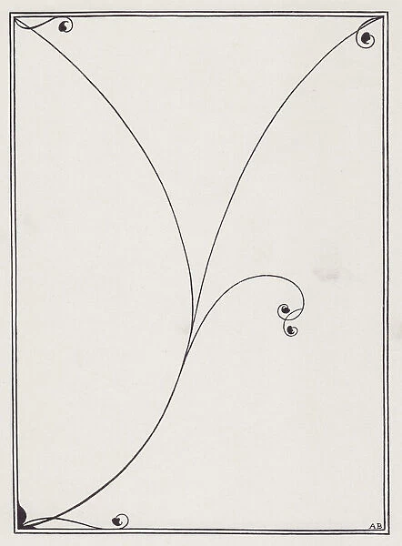Cover Design for Dowsons Verses, 1896. Creator: Aubrey Beardsley