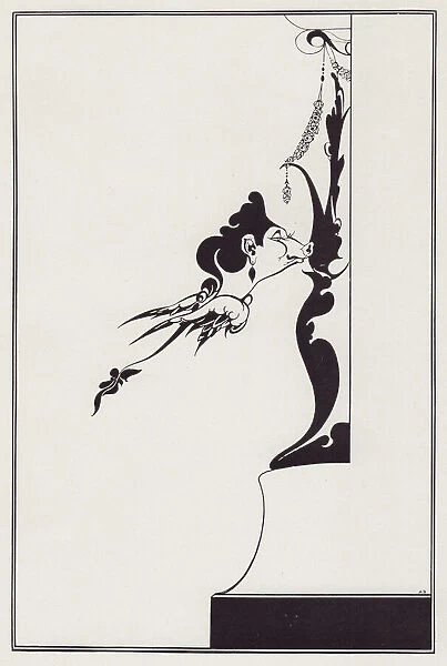 Cover Design to The Houses of Sin, by Vincent O Sullivan, 1897. Creator: Aubrey Beardsley