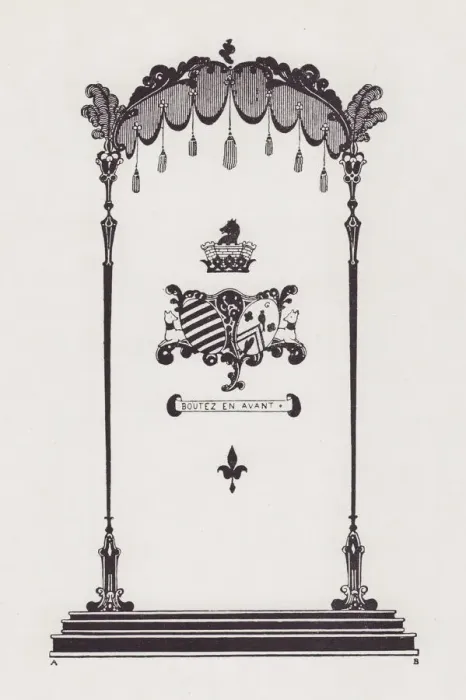 Framed Print : Cover Design to Life and Times of Madame du Barry, 1896. Creator: Aubrey Beardsley Framed Print : Cover Design to Life and Times of Madame du Barry, 1896. Creator: Aubrey Beardsley