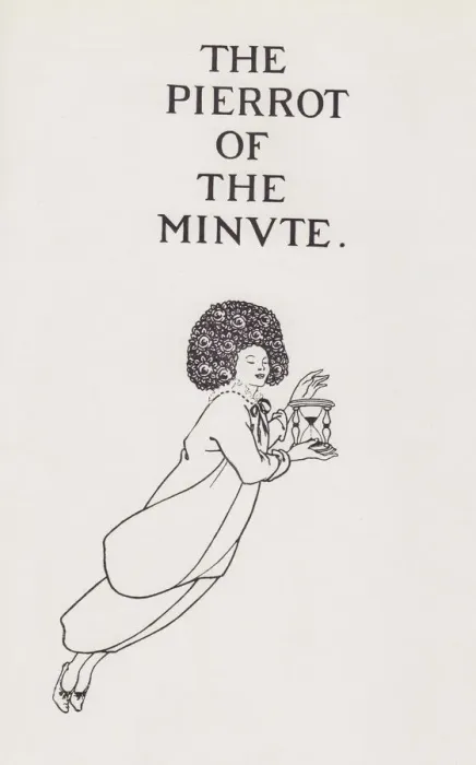 Framed Print : Cover Design to The Pierrot of the Minute, 1897. Creator: Aubrey Beardsley Framed Print : Cover Design to The Pierrot of the Minute, 1897. Creator: Aubrey Beardsley