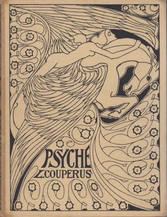 Framed Print : Cover design Psyche by Louis Couperus, 1898. Creator: Toorop, Jan (1858-1928) Framed Print : Cover design Psyche by Louis Couperus, 1898. Creator: Toorop, Jan (1858-1928)