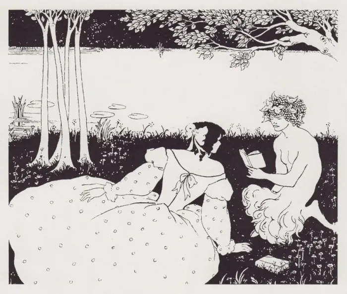 Framed Print : Cover Design for Yellow Book Prospectus for Vol V, 1895. Creator: Aubrey Beardsley Framed Print : Cover Design for Yellow Book Prospectus for Vol V, 1895. Creator: Aubrey Beardsley