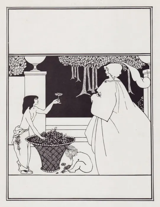 Framed Print : Cover Design for The Yellow Book, Vol IV, 1894. Creator: Aubrey Beardsley Framed Print : Cover Design for The Yellow Book, Vol IV, 1894. Creator: Aubrey Beardsley