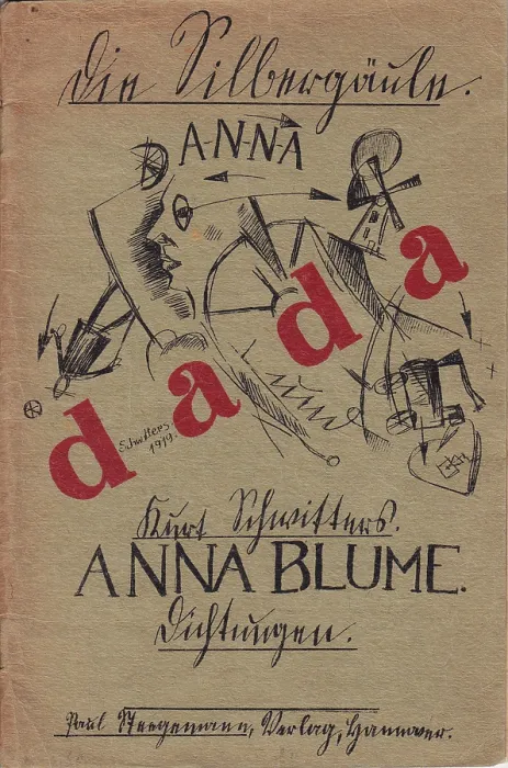 Framed Print : Cover for 'Die Anna Blume', 1919. Creator: Schwitters, Kurt (1887-1948) Framed Print : Cover for 'Die Anna Blume', 1919. Creator: Schwitters, Kurt (1887-1948)