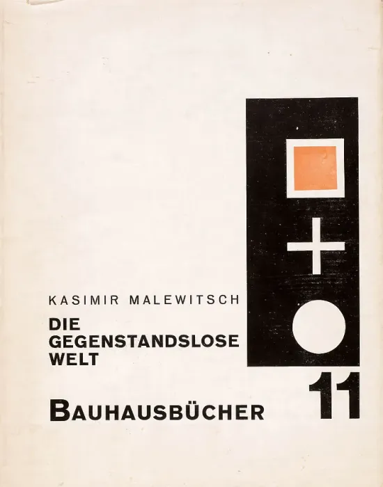 Framed Print : Cover of Die gegenstandslose Welt by Kazimir Malevich, 1927. Creator: Moholy-Nagy, Laszlo (1895-1946). Cover of Die gegenstandslose Welt by Kazimir Malevich, 1927. Creator: Moholy-Nagy, Laszlo (1895-1946)