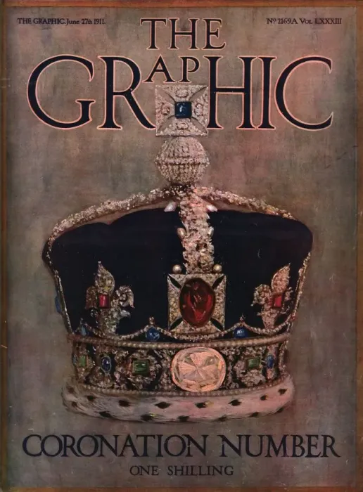 Framed Print : Cover of The Graphic, coronation number, June 1911. Creator: Unknown Framed Print : Cover of The Graphic, coronation number, June 1911. Creator: Unknown