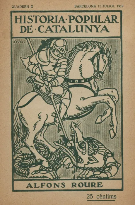 Framed Print : Cover of the illustrated book No. 10 of July 12, 1919 of Historia Popular de Catalunya Framed Print : Cover of the illustrated book No. 10 of July 12, 1919 of Historia Popular de Catalunya