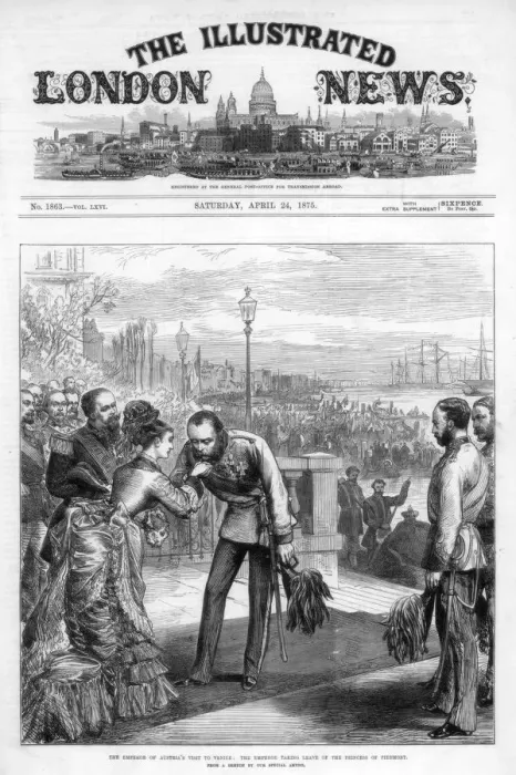 Framed Print : The cover of The Illustrated London News, 24th April 1875 Framed Print : The cover of The Illustrated London News, 24th April 1875