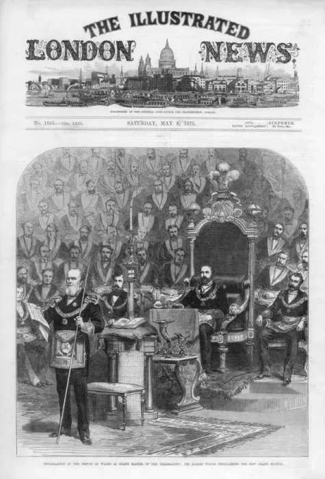 Framed Print : The cover of The Illustrated London News, 8th May 1875 Framed Print : The cover of The Illustrated London News, 8th May 1875