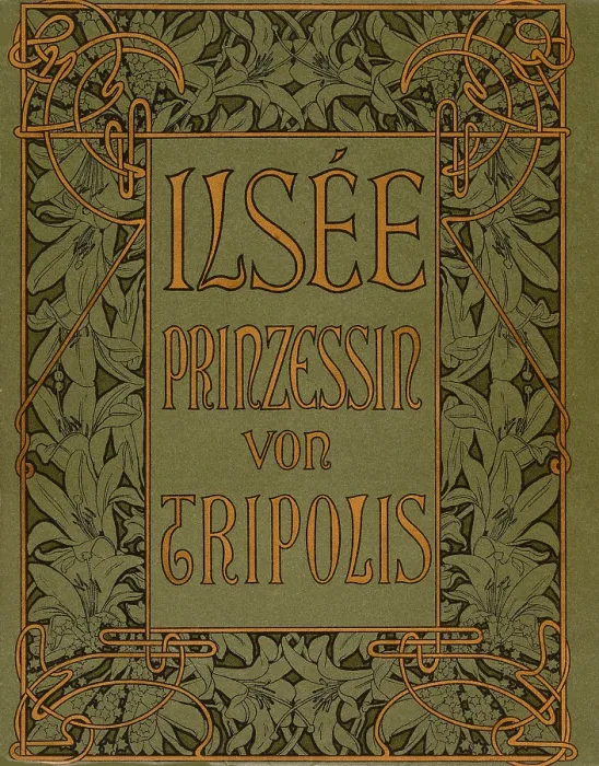 Framed Print : Cover of 'Ilsee, Princesse de Tripoli' by Robert de Flers, c1900. Creator: Mucha, Alfons Marie (1860-1939) Framed Print : Cover of 'Ilsee, Princesse de Tripoli' by Robert de Flers, c1900. Creator: Mucha, Alfons Marie (1860-1939)