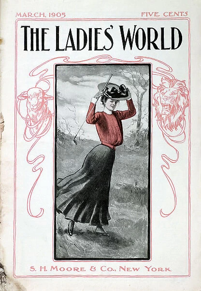 Cover of The Ladies World magazine, American, March 1905