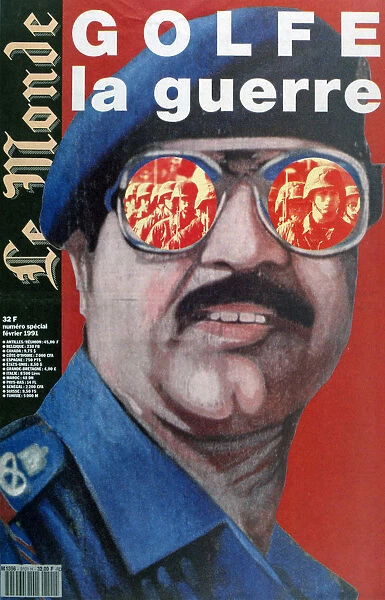 Front cover of Le Monde, Febuary 1991