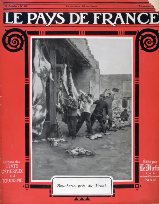 Framed Print : Front cover of Le Pays de France, 7th January 1915 Framed Print : Front cover of Le Pays de France, 7th January 1915