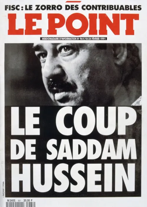Framed Print : Front cover of Le Point, Febuary 1991 Framed Print : Front cover of Le Point, Febuary 1991