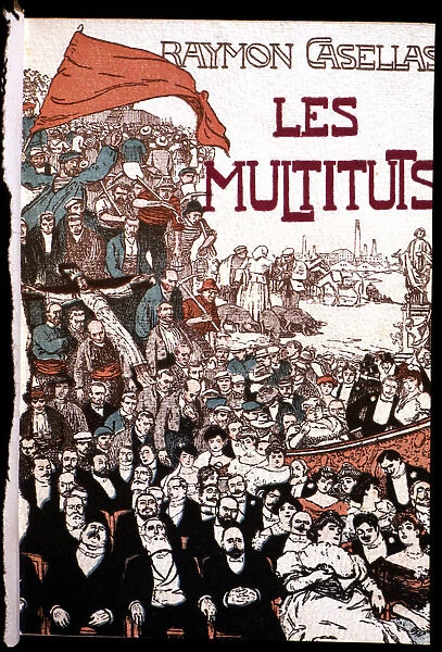 Cover of Les Multituds, collection of stories, edition printed in Barcelona in 1906