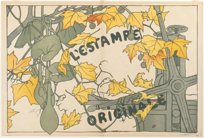 Framed Print : Cover for LEstampe Originale, 1894. Creator: Camille Martin (French, 1861-1898) Framed Print : Cover for LEstampe Originale, 1894. Creator: Camille Martin (French, 1861-1898)