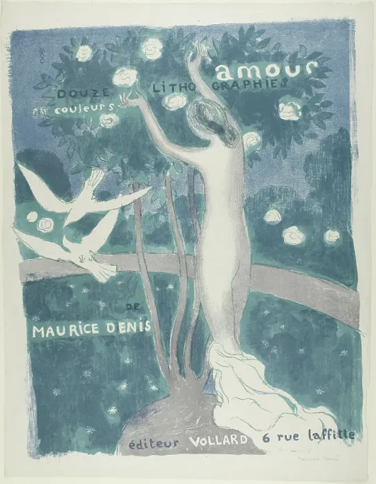 Framed Print : Cover for Love, 1898, published 1899. Creator: Maurice Denis Framed Print : Cover for Love, 1898, published 1899. Creator: Maurice Denis