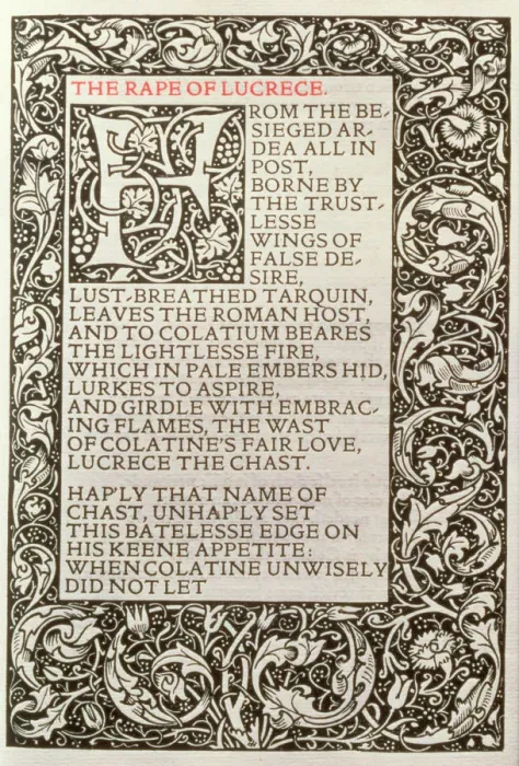 Framed Print : Cover of the poems of Shakespeare The Rape of Lucretia, published in 1593 Framed Print : Cover of the poems of Shakespeare The Rape of Lucretia, published in 1593