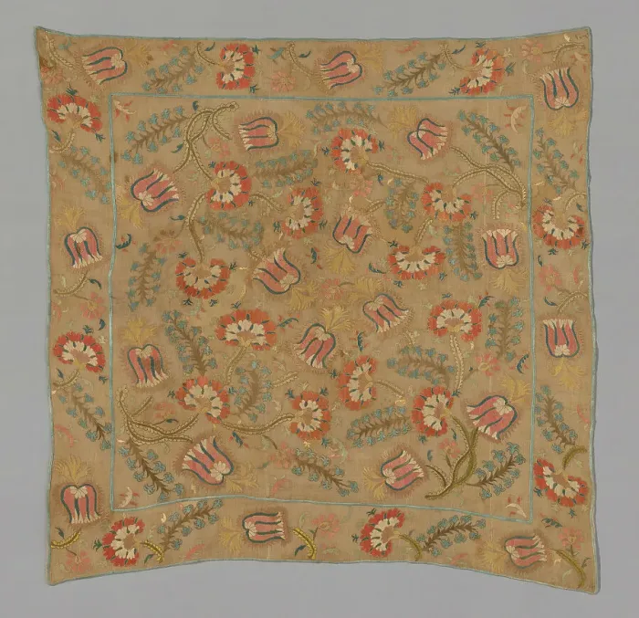 Framed Print : Cover (possibly Turban Cover), Turkey, 18th century. Creator: Unknown Framed Print : Cover (possibly Turban Cover), Turkey, 18th century. Creator: Unknown