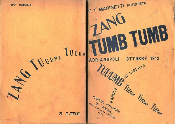 Cover of Zang Tumb Tumb, 1914