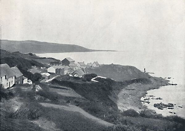 Coverack - The Cove and Village, 1895