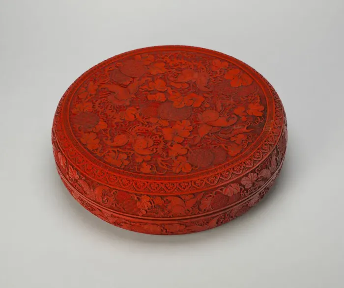 Framed Print : Covered Box with Butterflies, Gourds, and... Qing dynasty Framed Print : Covered Box with Butterflies, Gourds, and... Qing dynasty