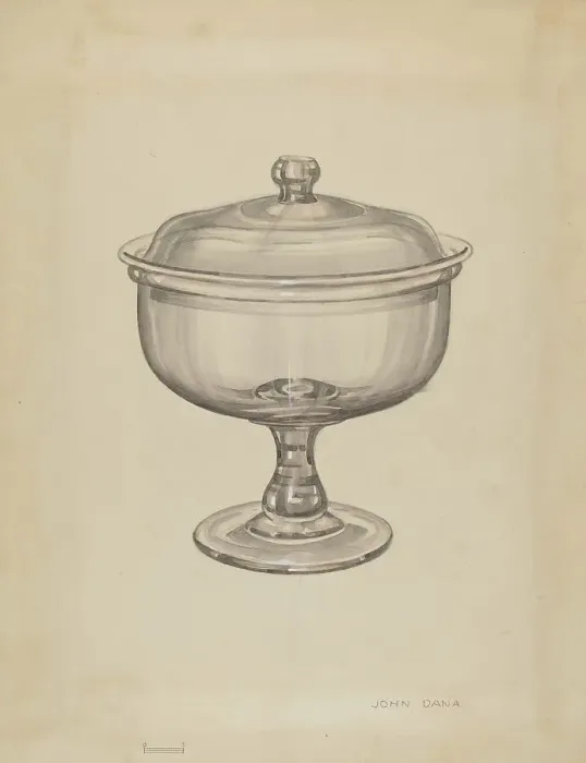 Framed Print : Covered Compote, c. 1936. Creator: John Dana Framed Print : Covered Compote, c. 1936. Creator: John Dana