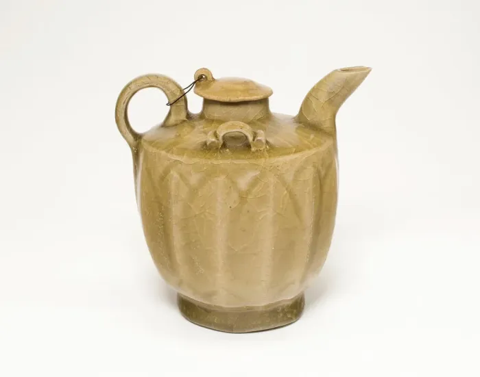 Framed Print : Covered Ewer with Upright Lotus Petals, Song dynasty (960-1279). Creator: Unknown Framed Print : Covered Ewer with Upright Lotus Petals, Song dynasty (960-1279). Creator: Unknown