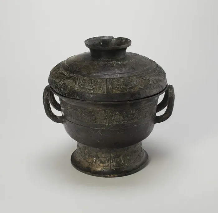 Framed Print : Covered Food Container, Western Zhou dynasty ( 1046-771 BC ), mid-10th century BC Framed Print : Covered Food Container, Western Zhou dynasty ( 1046-771 BC ), mid-10th century BC