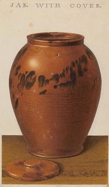 Covered Jar, c. 1939. Creator: Alfred Parys