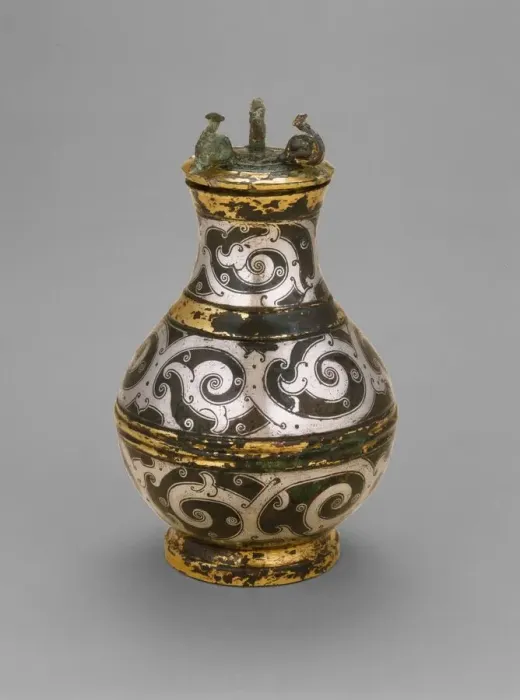 Framed Print : Covered Jar (Hu), Eastern Zhou dynasty, Warring States period, late 4th / 3rd cent. B. C Framed Print : Covered Jar (Hu), Eastern Zhou dynasty, Warring States period, late 4th / 3rd cent. B. C