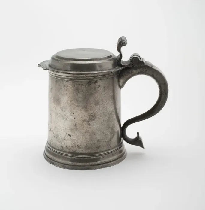Framed Print : Covered mug, 1800 / 50. Creator: Unknown Framed Print : Covered mug, 1800 / 50. Creator: Unknown